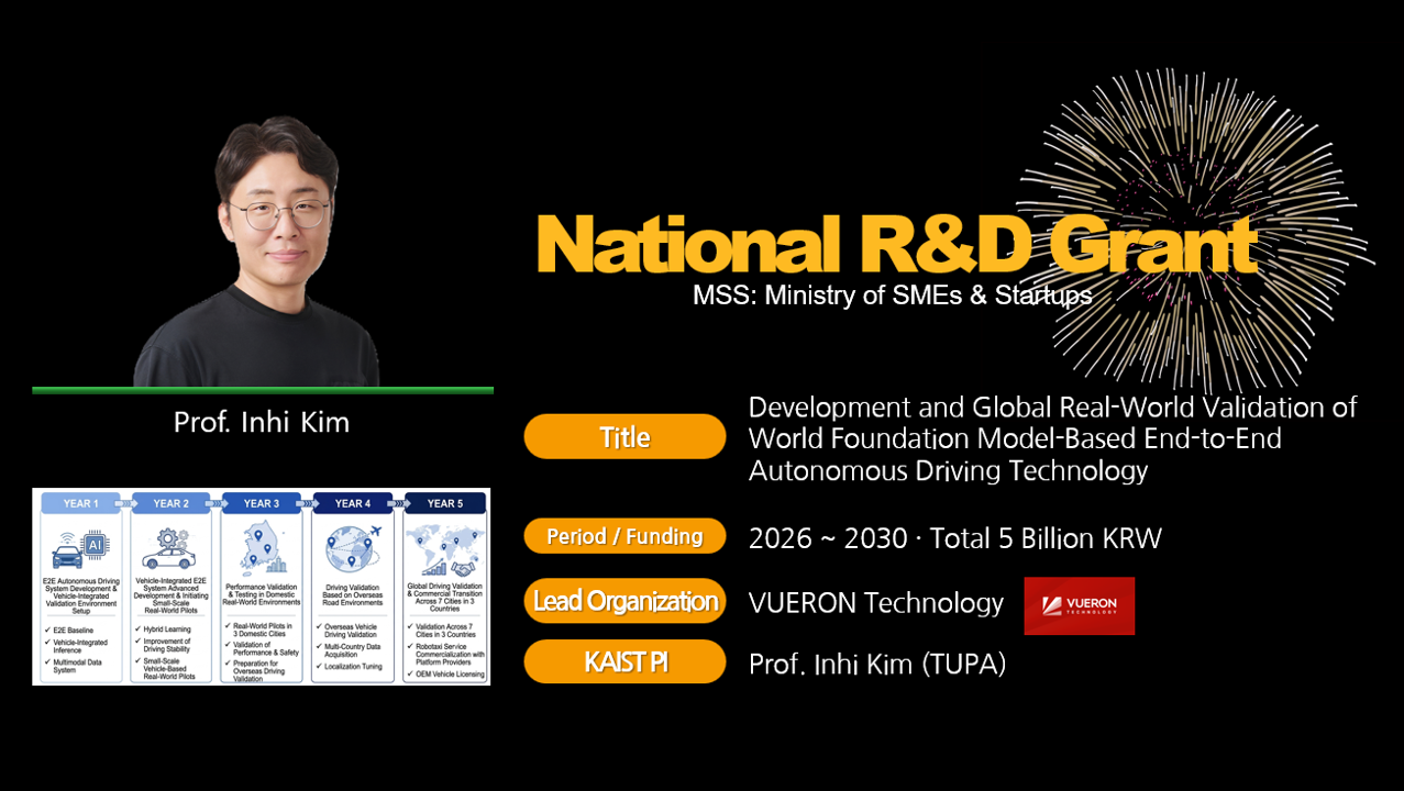 IMPACTs feature image for the end-to-end autonomous driving national R&D project with VUERON Technology