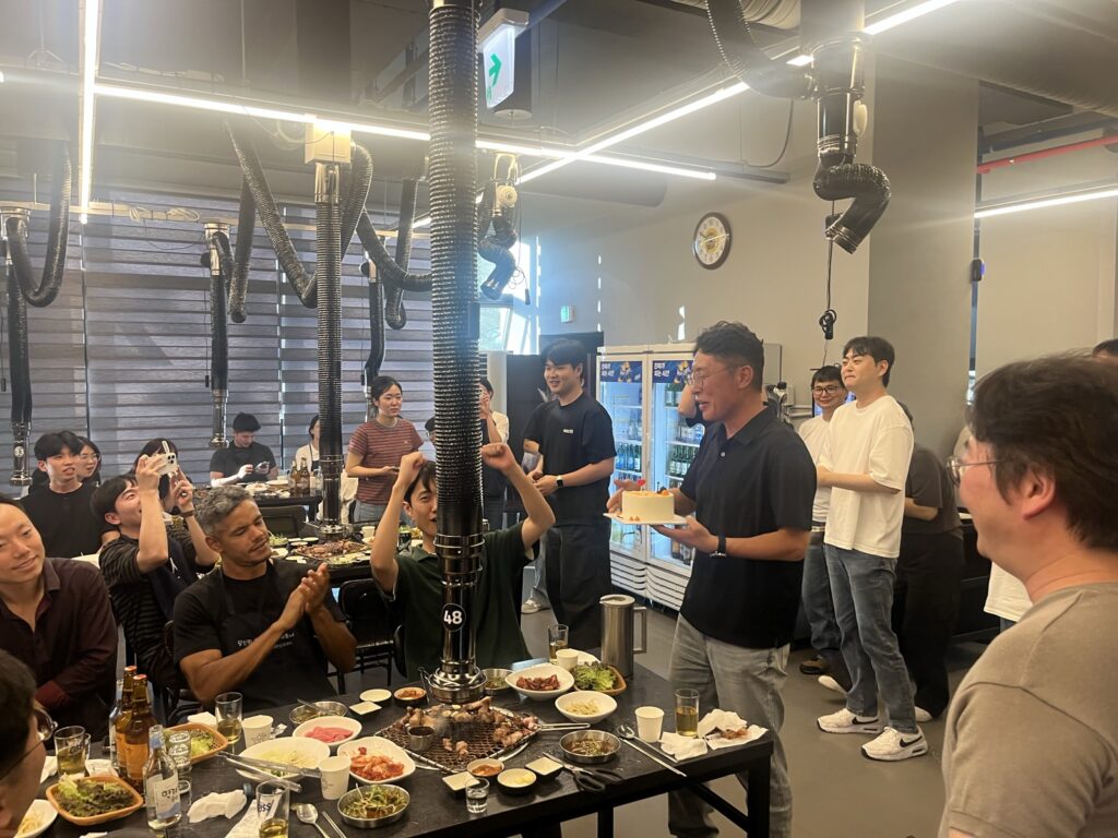 4th Jeju Mobility Summer Camp – Activities - Team Dinner Week 2